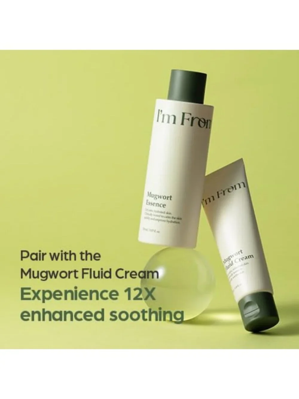 Deep Calming Mugwort Essence for Sensitive Skin | Hydrating & Balancing Vegan